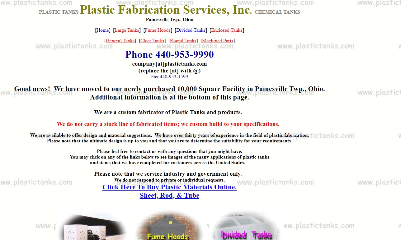 Plastic Fabrication Services, Inc.
