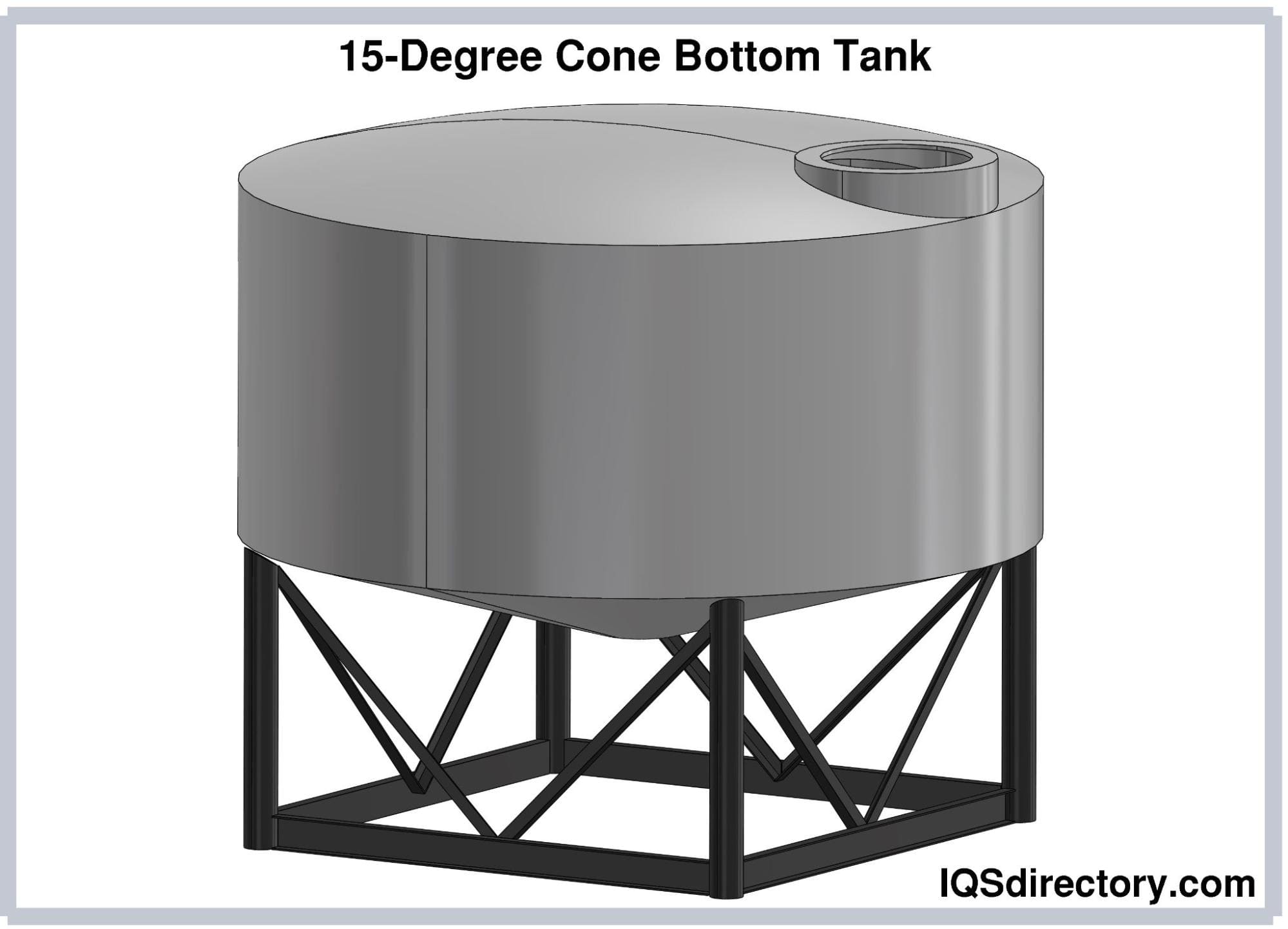 15-Degree Cone Bottom Tank